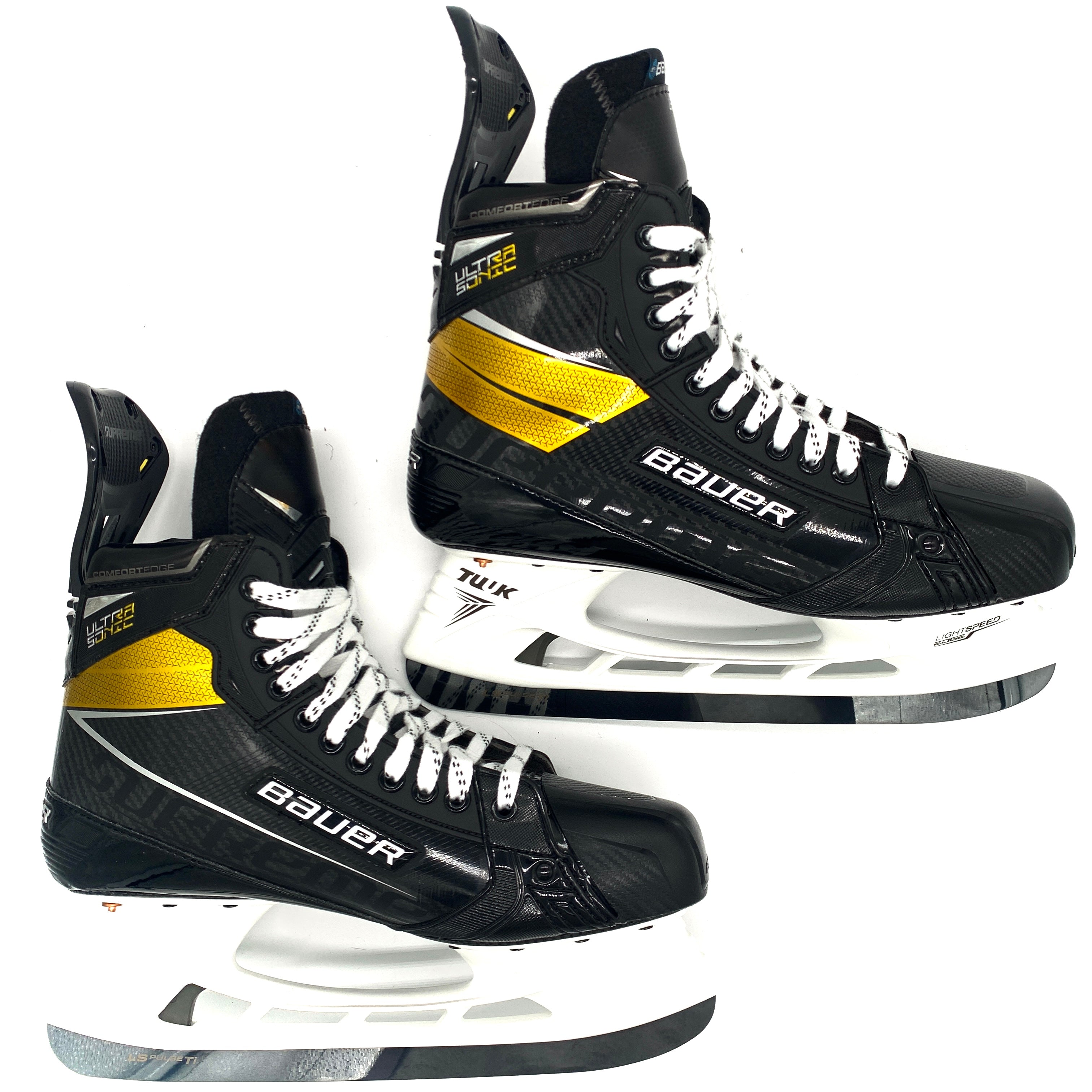 Bauer Supreme Ultrasonic - Patins de hockey Pro Stock neufs - Taille 12,5D